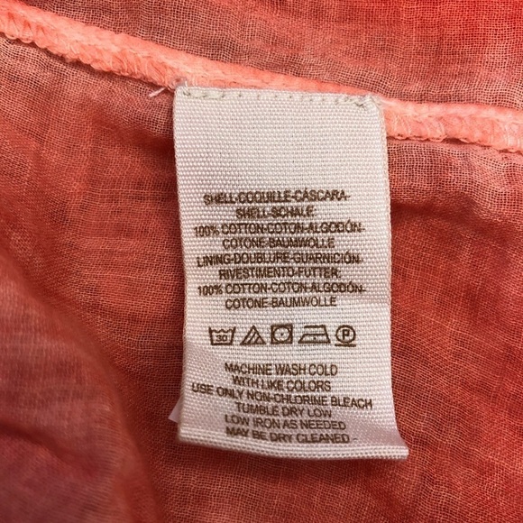 𝅺FREE People NWT Red/Orange Tunic Tank Top small - Picture 9 of 10